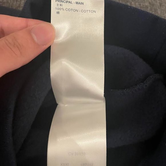 SOLD - Navy Louis Vuitton Stitch Print Embroidery Crewneck - Picture 8 of 9